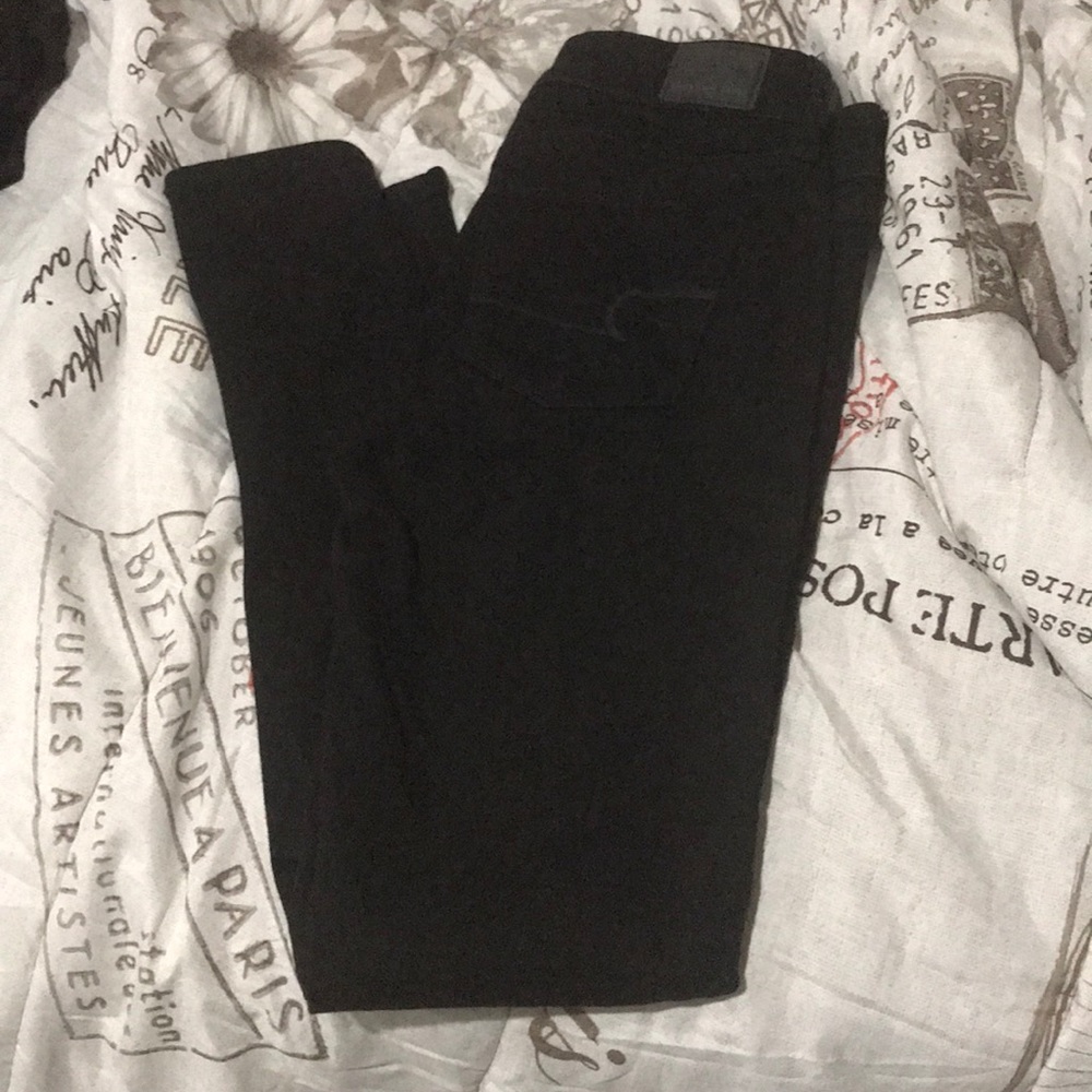 American Eagle Black Jeggings Size 4 regular